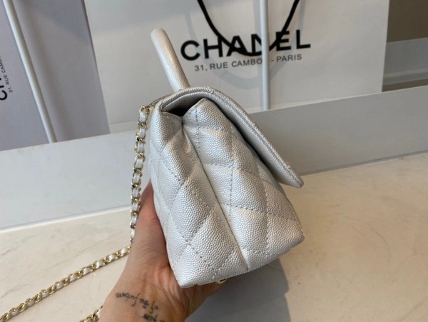 CHANEL MINI FLAP BAG WITH TOP HANDLE GoodFit 1035 - Image 7