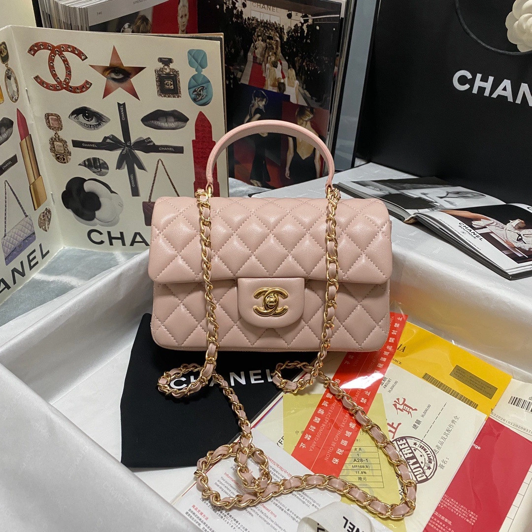 Affordable CHANEL MINI FLAP BAG WITH TOP HANDLE 997