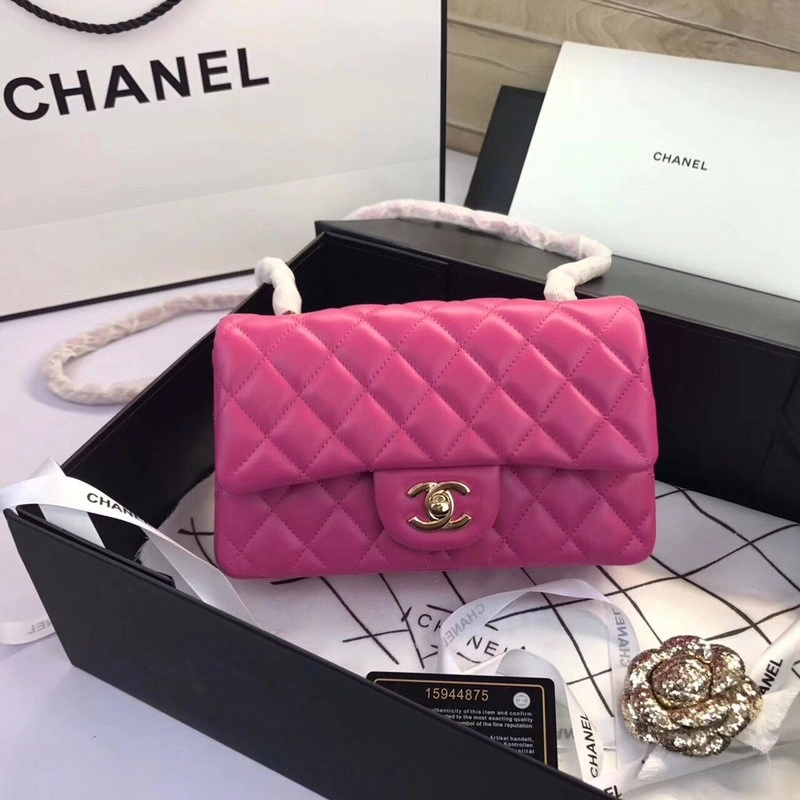 CHANEL Flap Bag Lambskin 20CM SportInspired 845 - Image 18