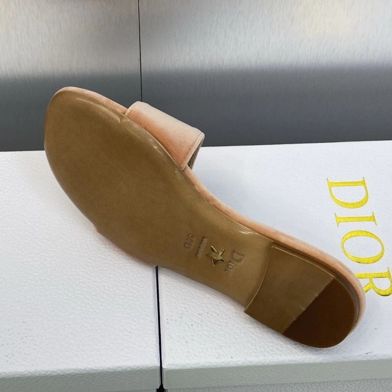 C'est Dior Slides Women Velvet Brown - Image 3