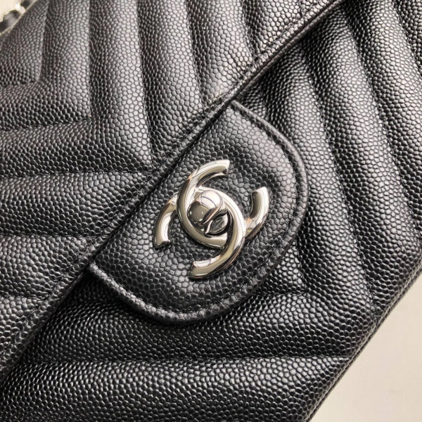 SmartChoice CHANEL FLAP BAG CAVIAR 25.5cm 760 - Image 7