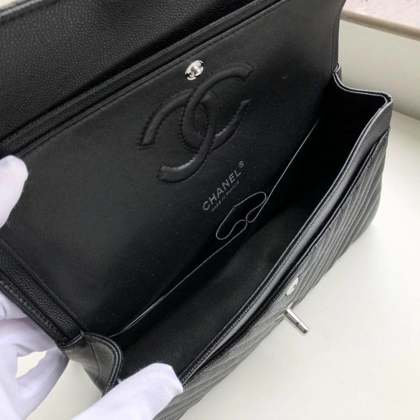 SmartChoice CHANEL FLAP BAG CAVIAR 25.5cm 760 - Image 9