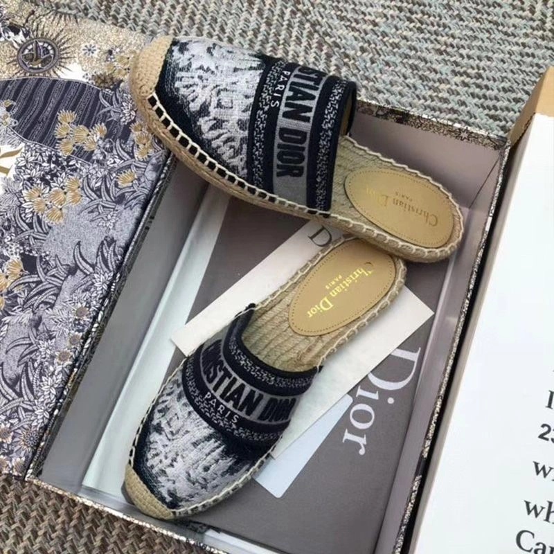 Christian Dior Granville Mules Women Tie & Dye Motif Cotton Blue - Image 3