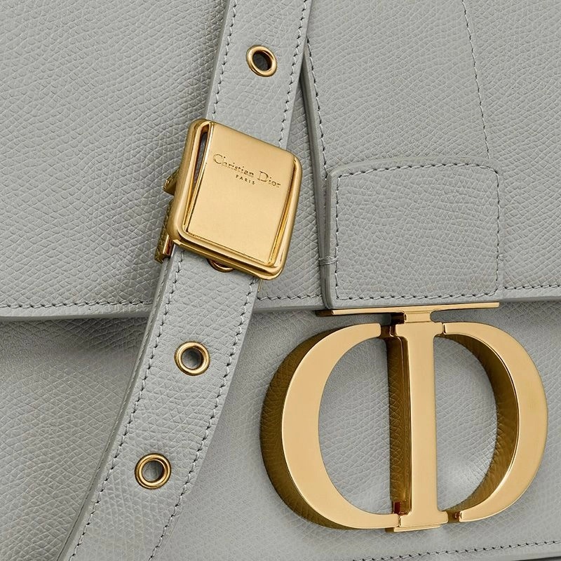 Dior 30 Montaigne Bag Grained Calfskin Grey - Image 4