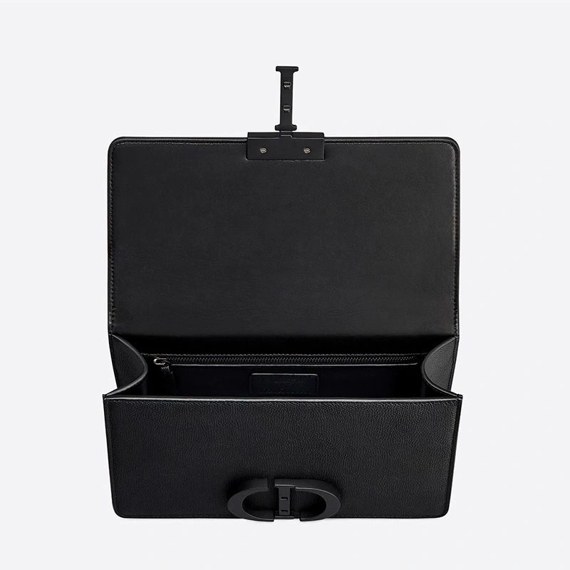 Dior 30 Montaigne Bag Ultramatte Grained Calfskin Black - Image 4