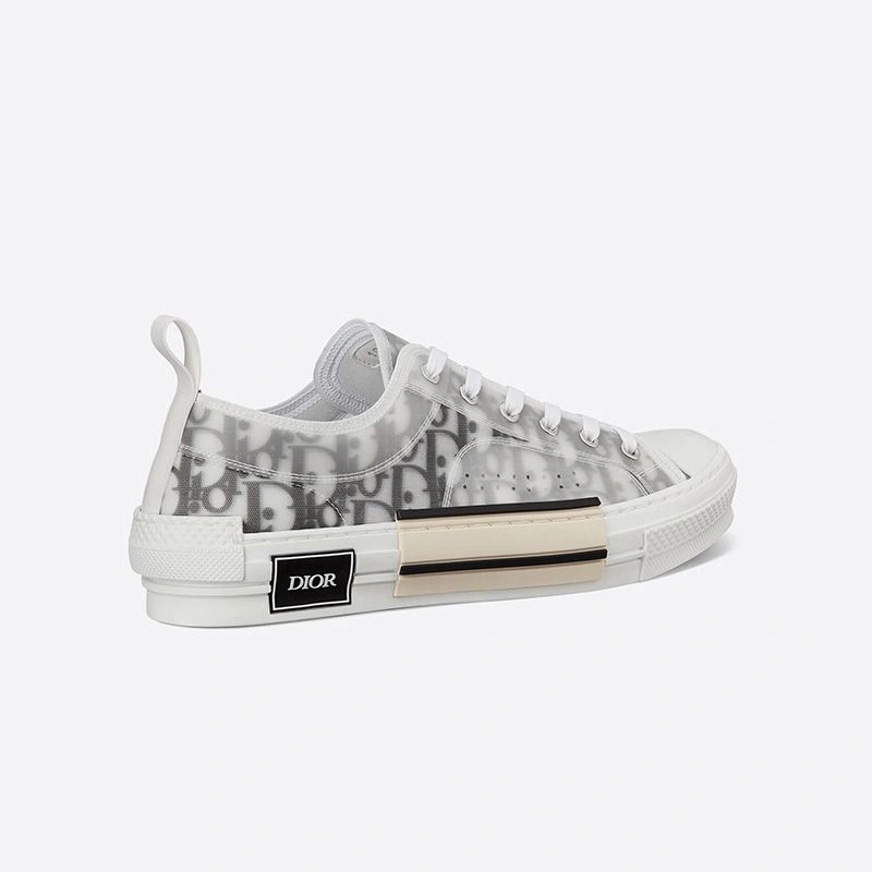 Dior B23 Sneakers Unisex Oblique Motif Canvas Black - Image 3