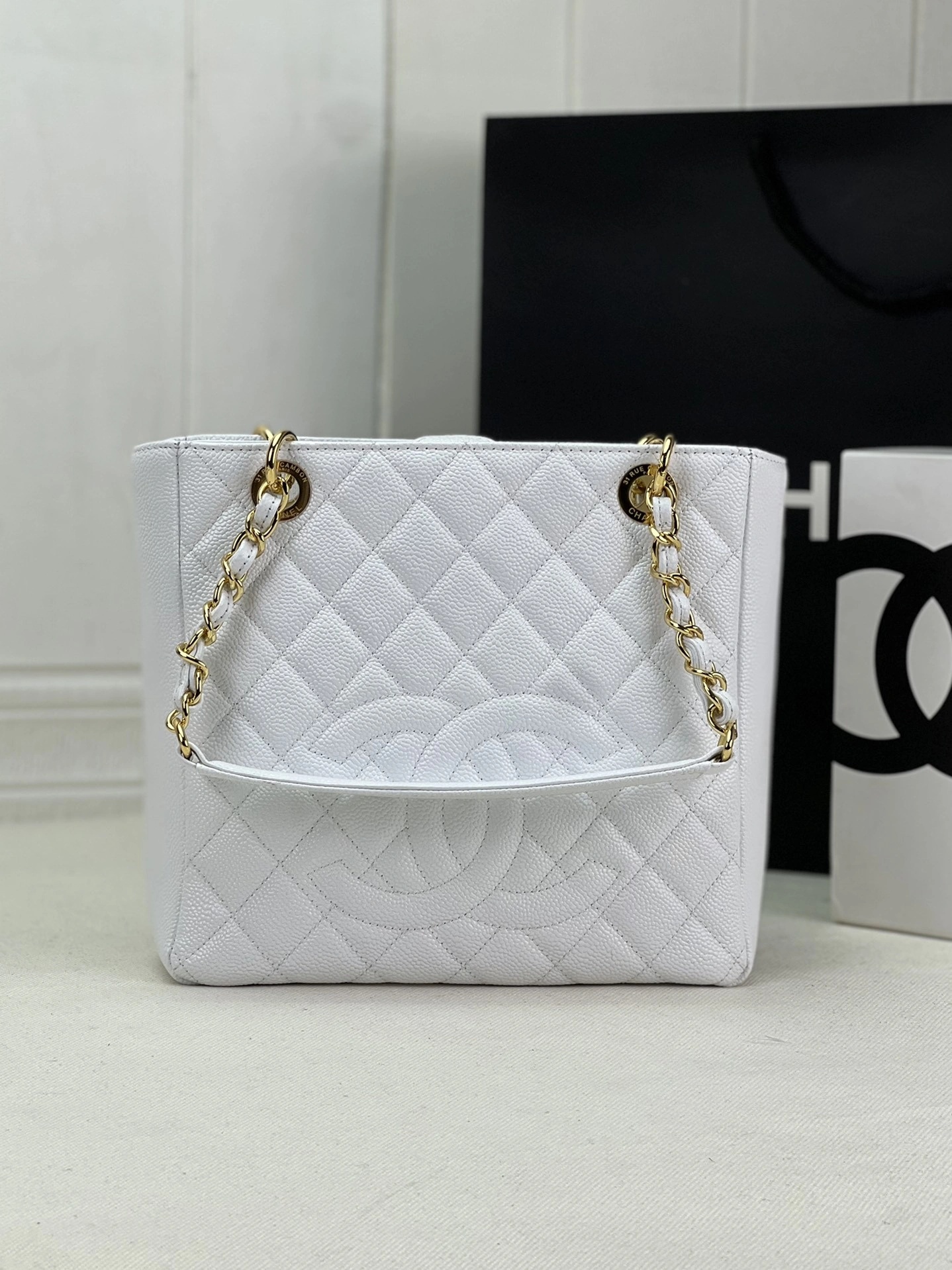 CHANEL Petit Shopping Tote PST Comfortable 1145 - Image 3