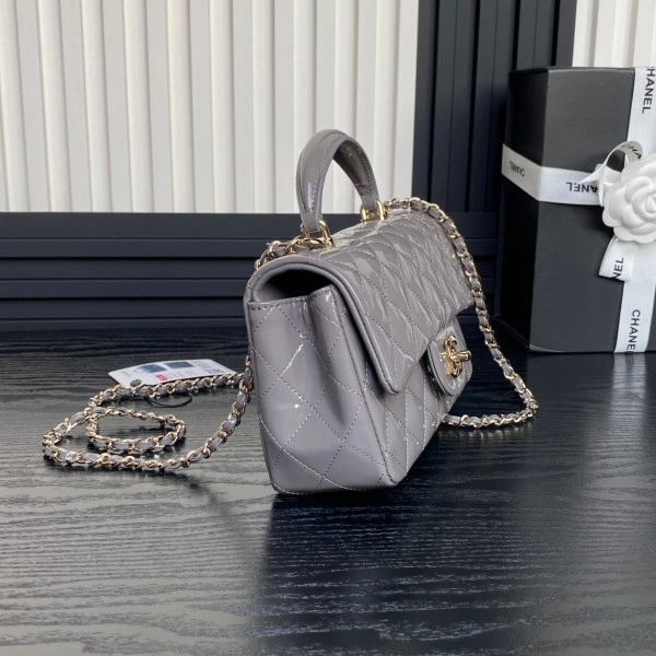 CHANEL Mini CHANELassic Handbag With Top Handle UrbanStyle 926 - Image 7